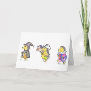 Carte Hedgie Halloween