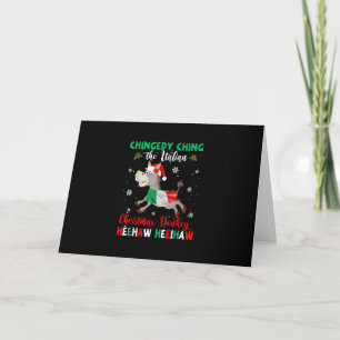 Carte HEEHAW L'âne de Noël   Cadeaux pour les amoureux d