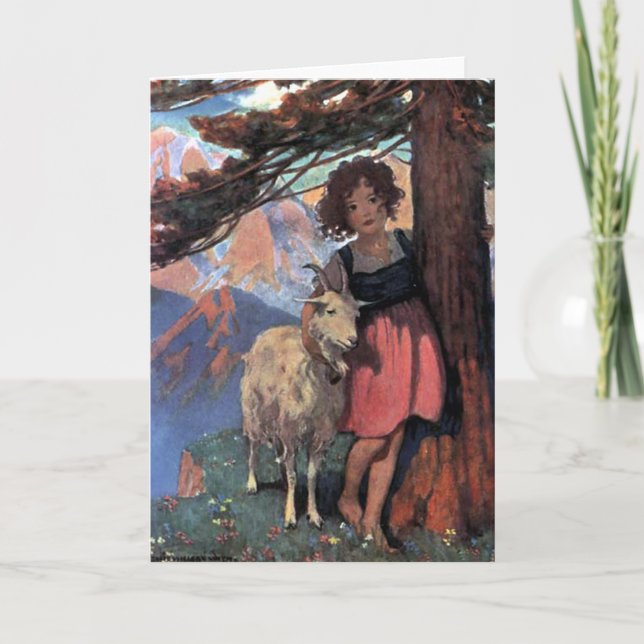 Carte Heidi par Jessie Wilcox Smith (Devant)