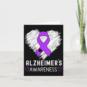Carte Heimerheimer Ribbon pourpre Démence Heimerheimer