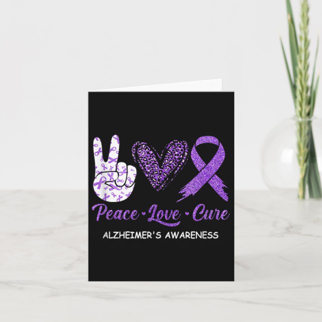 Carte Heimers Sensibilisation Paix Amour Cure Leopard (Devant)