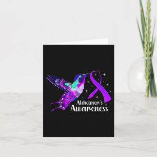 Carte Heimy Maladie et Hummingbird Purple Sensibilisatio