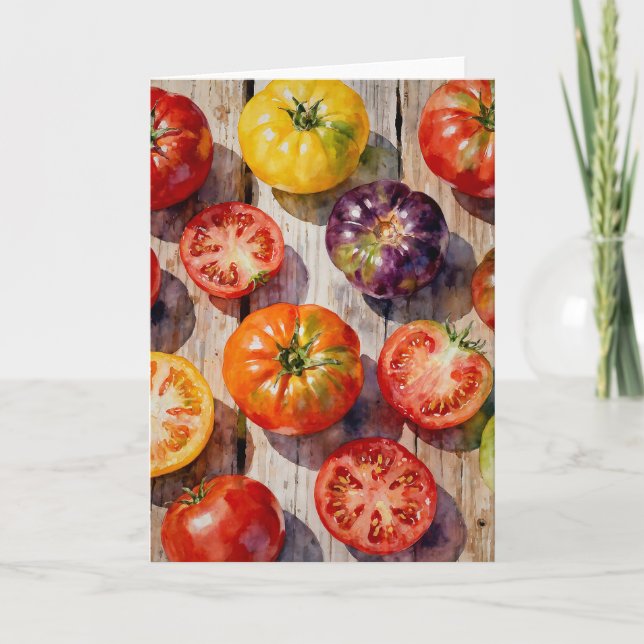 Carte Heirloom Tomatoes (Devant)
