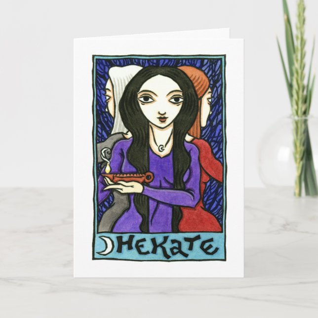 Carte Hekate Greeting Card (Devant)