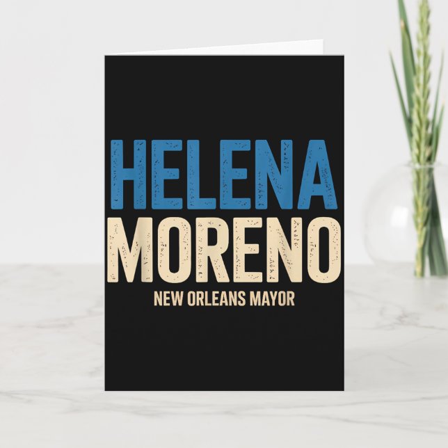 Carte Helena Moreno New Orleans Mayor  (Devant)