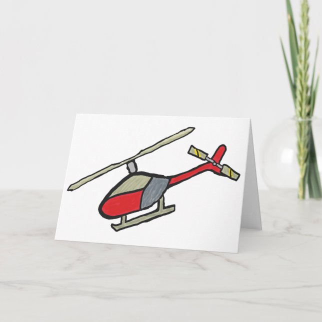 Carte Hélicoptère (Devant)