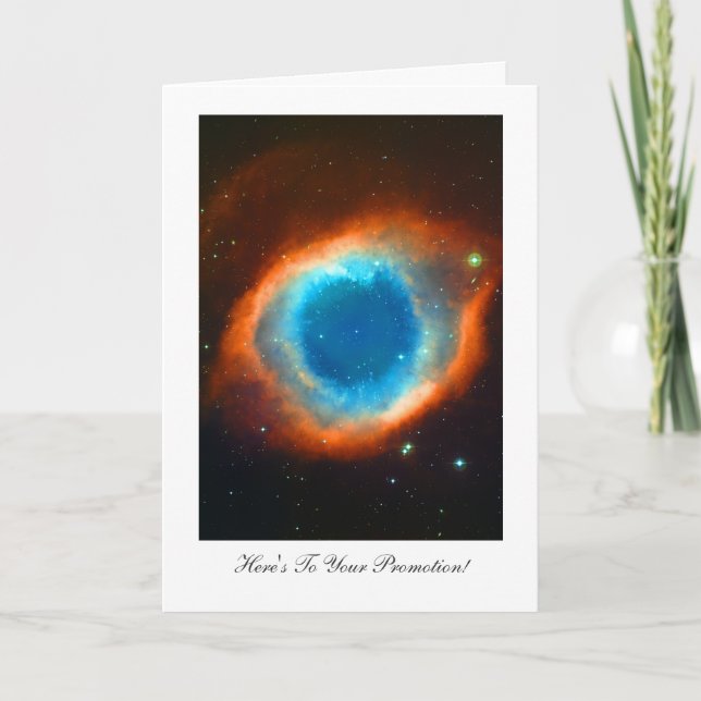 Carte Helix Nebula - Félicitations pour votre promotion (Devant)