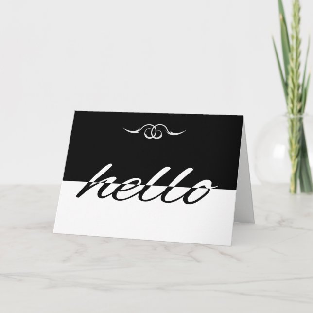 Carte Hello (Devant)