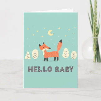 Carte Hello Baby Card