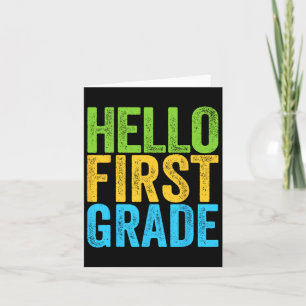 Carte Hello First Grade Fun 1st Grade Byck To School