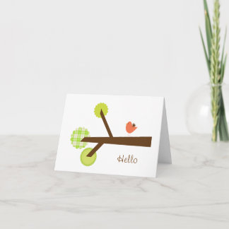 Carte Hello Note