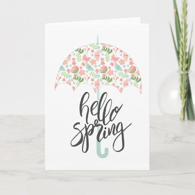 Carte Hello Spring (Devant)