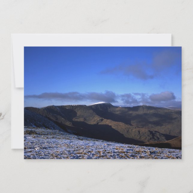 Carte Helvellyn Winter Holiday (Devant)