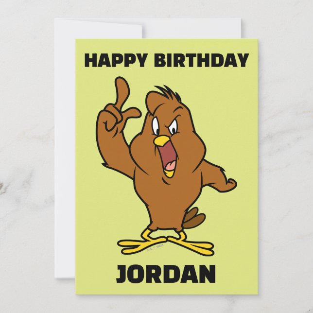 Carte Henery Hawk Yelling (Devant)