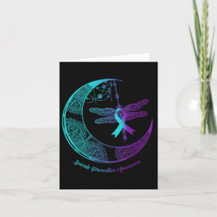 Carte Henné Lune Dragonfly Prévention Suicide Sensibilis