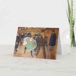 Carte Henri de Toulouse-Lautrec - Danse au Rouge