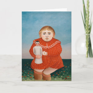 Carte Henri Rousseau - Enfant à la poupée