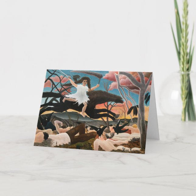 Carte Henri Rousseau - La guerre (Devant)