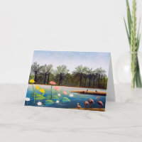 Henri Rousseau - Les Flamants roses