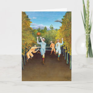 Carte Henri Rousseau - Les joueurs de football