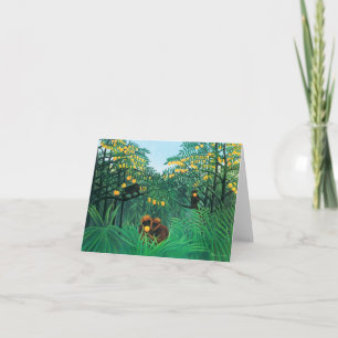 Carte Henri Rousseau les tropiques