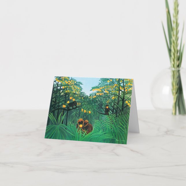 Carte Henri Rousseau les tropiques (Devant)