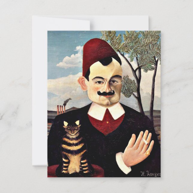 Carte Henri Rousseau - Portrait de Monsieur X, (Devant)