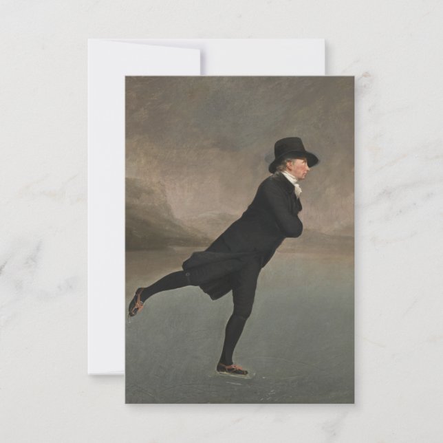 Carte Henry Raeburn - Le ministre du patinage (Devant)