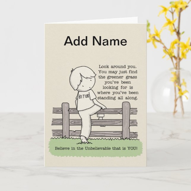 Carte Herbe plus verte (Fleur jaune)