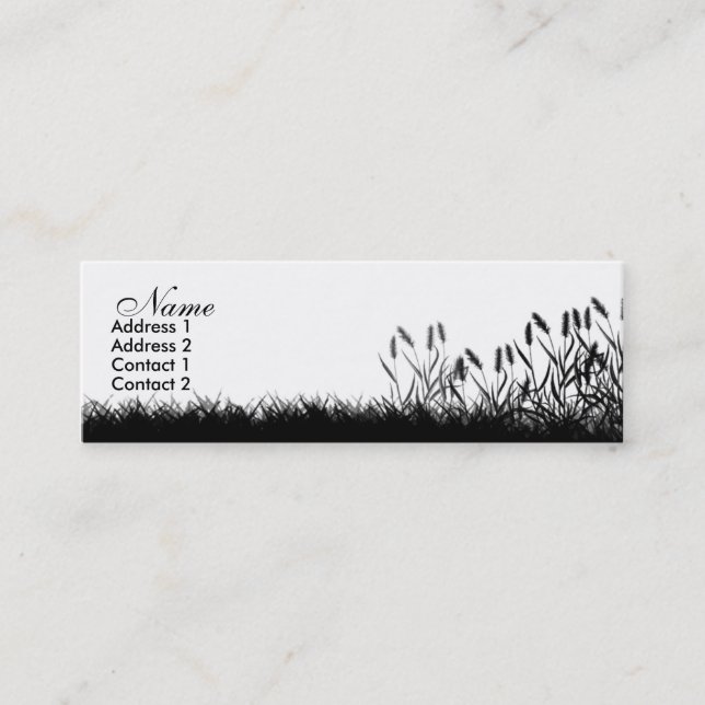 Carte herbeuse de profil (Devant)