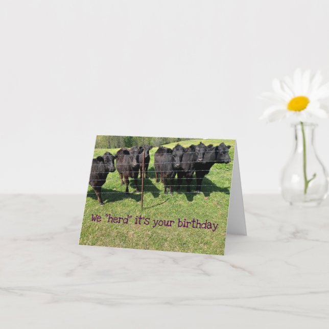 Carte "Herd" C'est ton anniversaire (Petite plante)