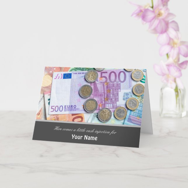 Carte Here comes a little cash injection for you! (Orchidée)