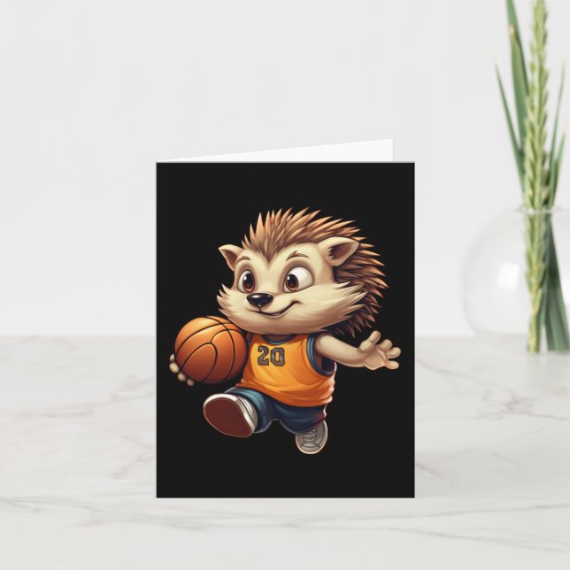 Carte Hérisson de basketball 1  (Devant)