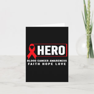 Carte Héros du cancer du sang - Red Ribbon Accordeur du