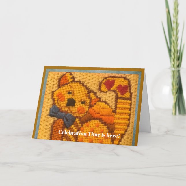 Carte Heure des fêtes Joyeux anniversaire de chats! (Devant)
