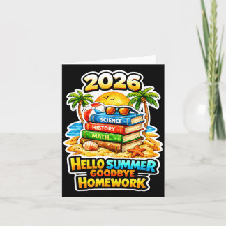 Carte Heure d'été 2026 Dernier Jour d'École