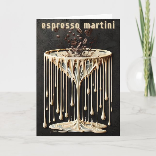 Carte Heure du cocktail Espresso Martini (Devant)