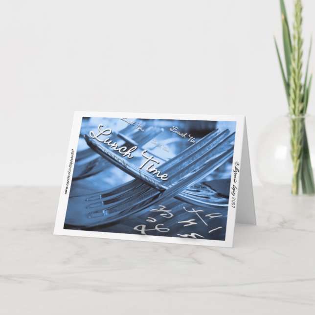 Carte Heure du déjeuner (Devant)