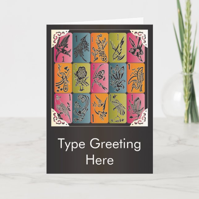 Carte Heure-milliampère Jongg un Bams (Devant)