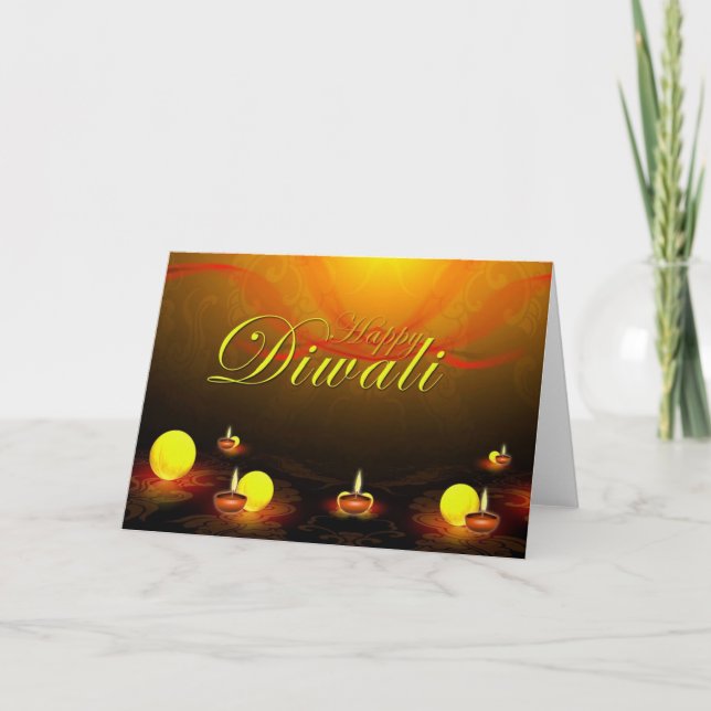Carte heureuse de Diwali (Devant)
