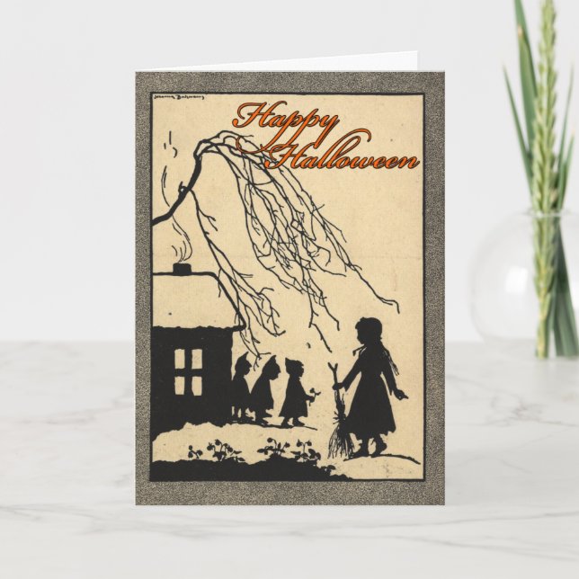 Carte heureuse de Halloween (Devant)