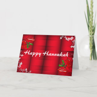 Carte heureuse de Hannukah