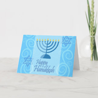 Carte heureuse de Hanoukka
