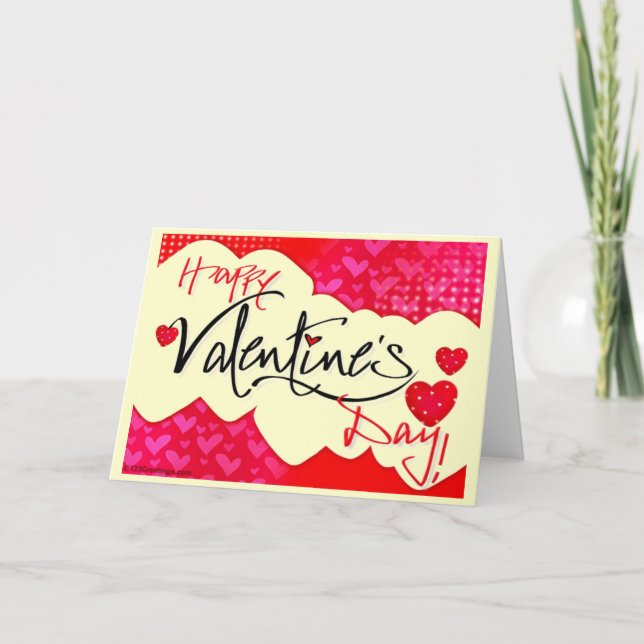 CARTE HEUREUSE DE SAINT VALENTIN PAR MOJISOLA A (Devant)