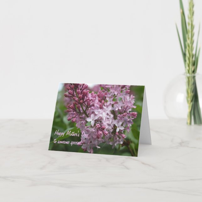 Carte heureuse du jour de mère (Devant)