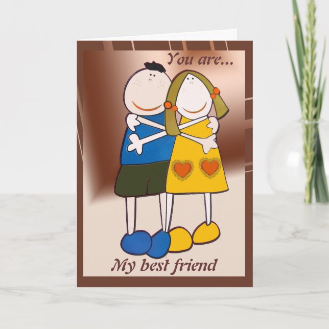 Carte Heureuse Sainte-Valentin (Devant)