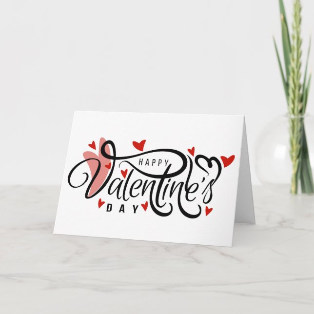 Carte Heureuse Sainte-Valentin (Devant)