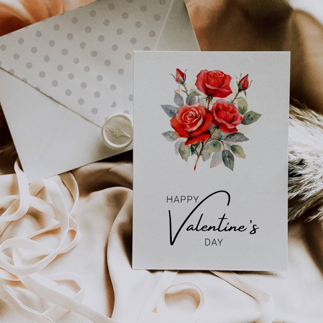 Carte Heureuse Sainte-Valentin (Happy Valentine's Day Card)