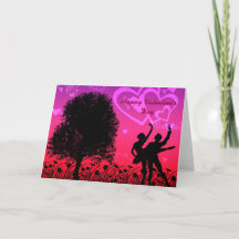 Carte Heureuse Sainte-Valentin