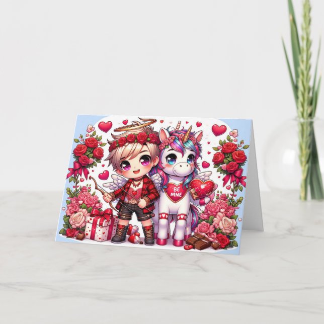 Carte Heureuse Sainte-Valentin (Devant)